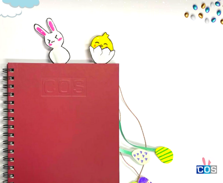 Easter bunny and egg bookmarks