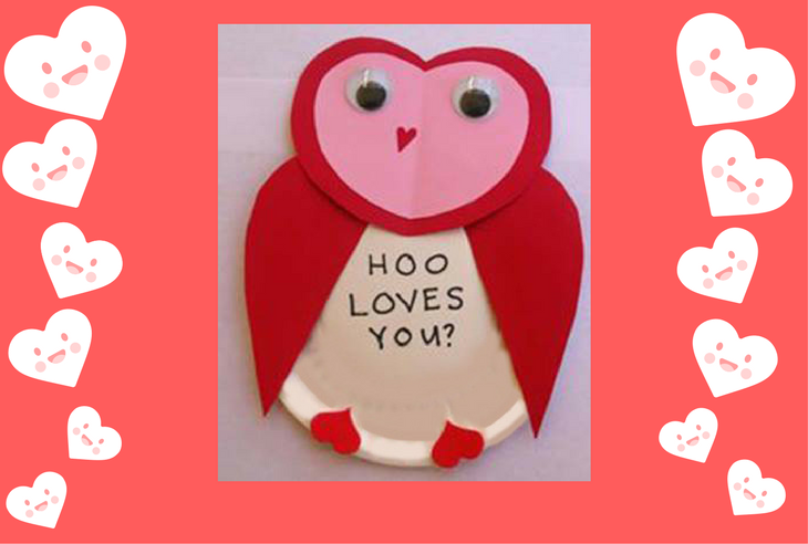 DIY valentines day owl