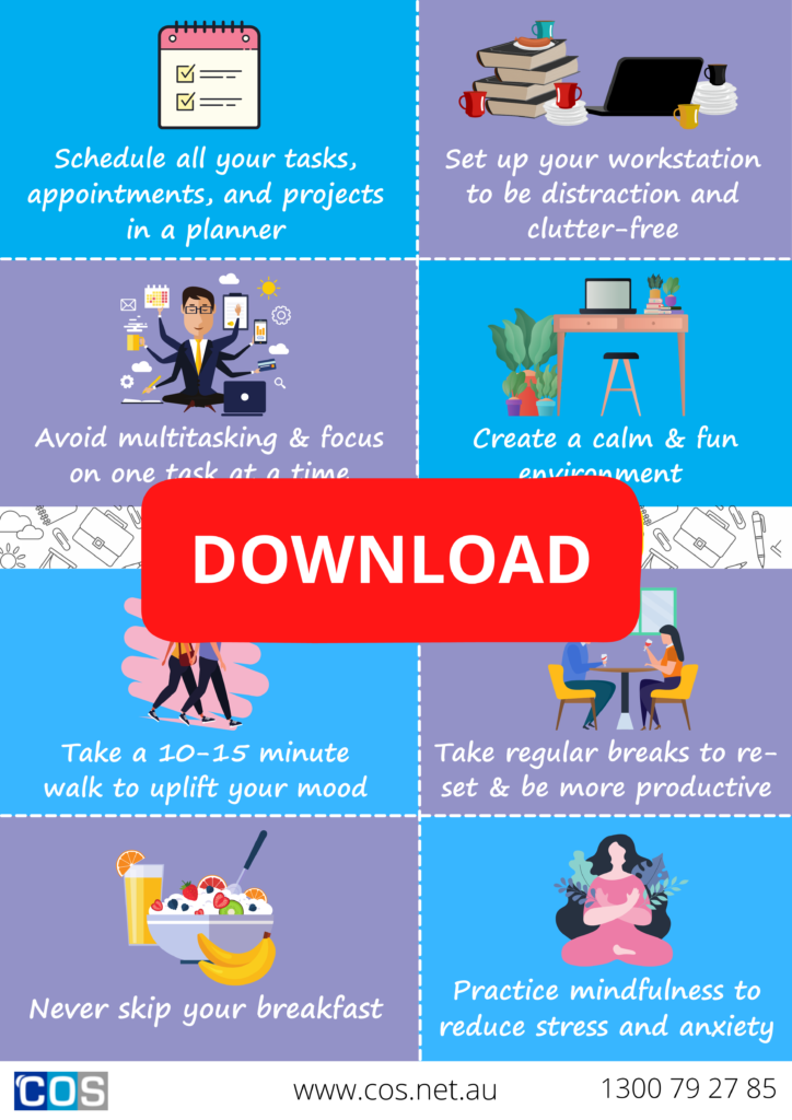 How to stay productive at work