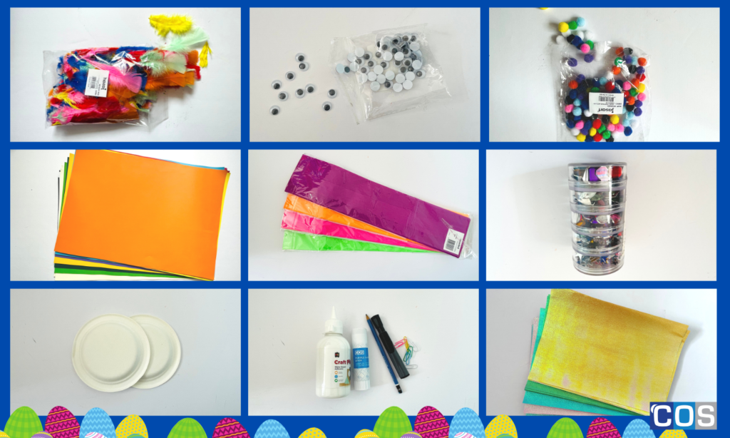 Easter craft supplies