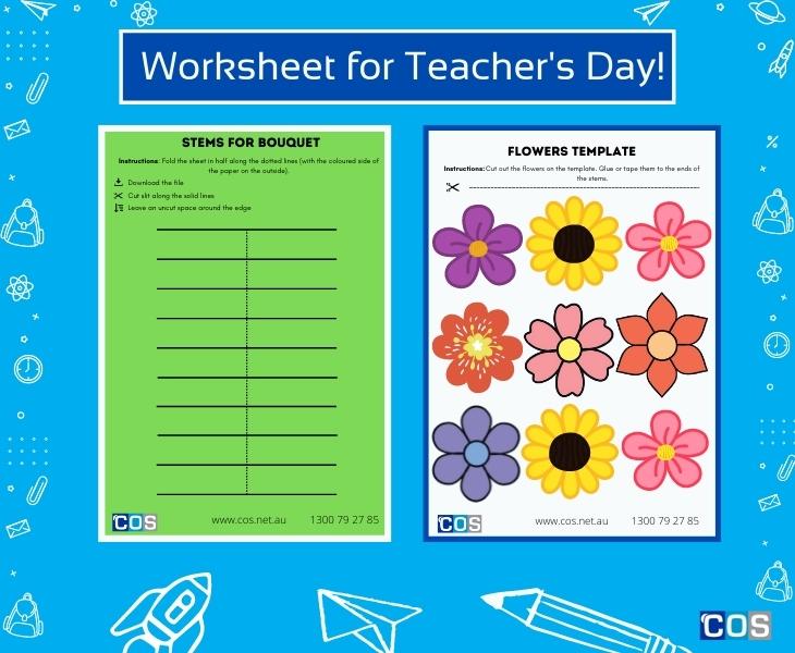 Worksheet for teachers day