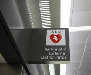 Sign for Automatic External Defibrillator