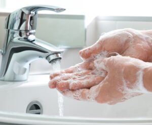 Properly washing hands by industry
