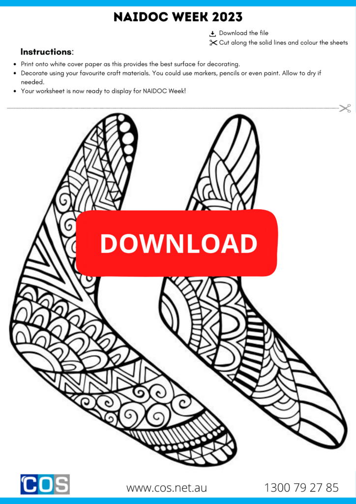 NAIDOC WEEK 2023 worksheets