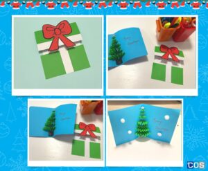 DIY Christmas card for kids
