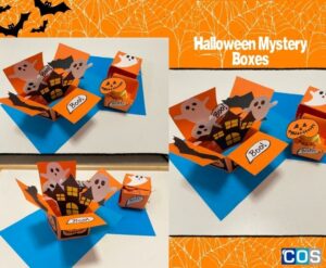 Halloween DIY craft mystery boxes