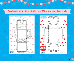 Valentine's worksheet for kids