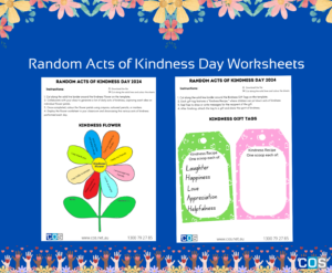 Worksheet for Random Acts of Kindness Day