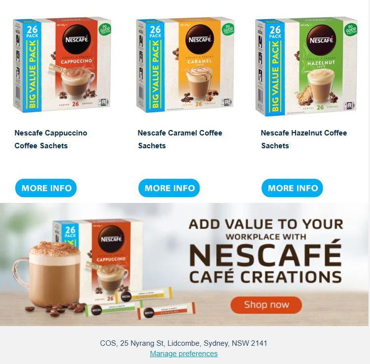 Nescafe Email Banner Image Media Kit