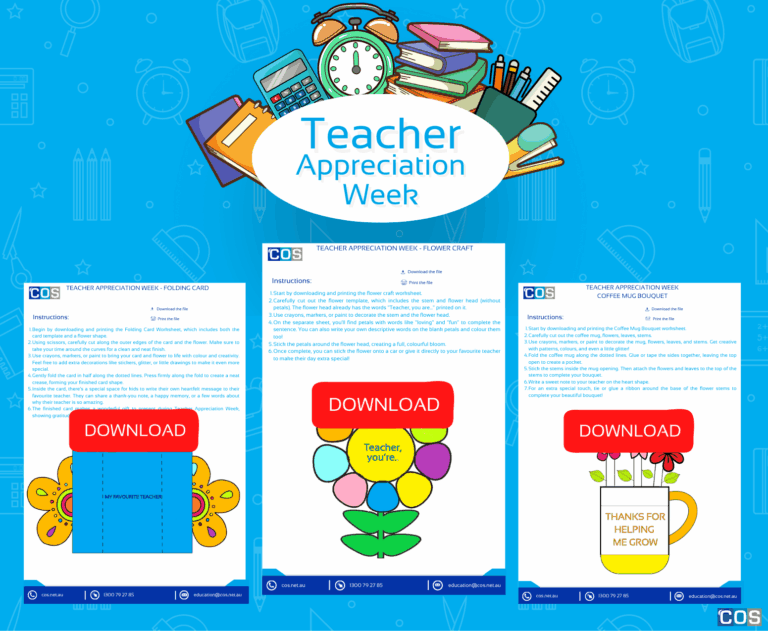 Teacher Appreciation Week Worksheet for kids
