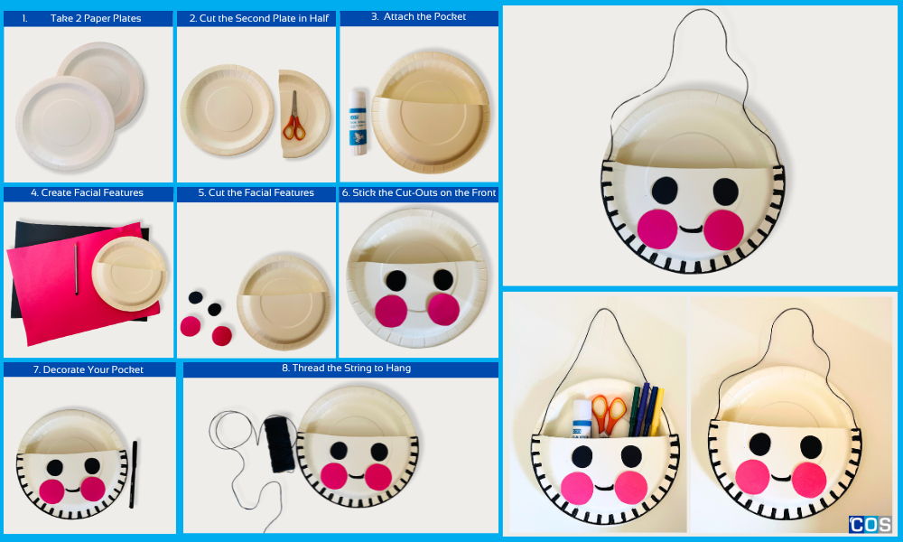 DIY Disposable Plate Hanging Pocket