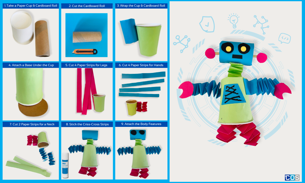 Paper Cup & Cardboard Roll Robot