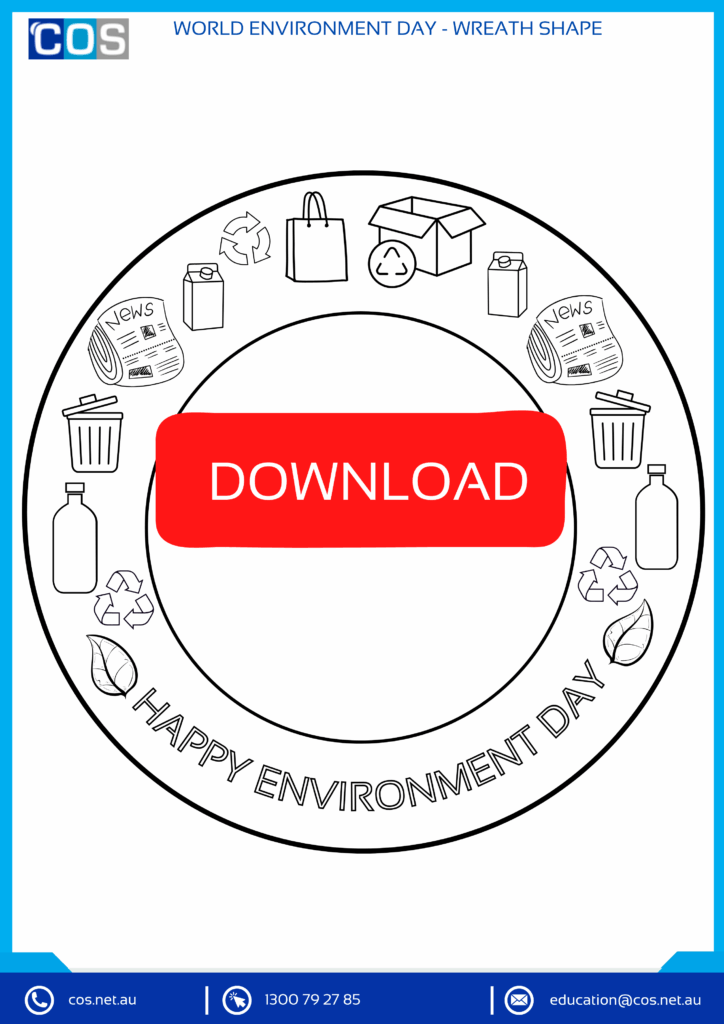 World Environment DAY - Wreath Shape