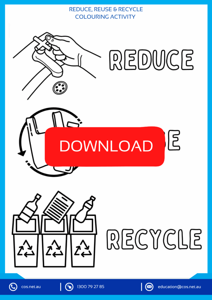 How to Use Your Reduce, Reuse & Recycle Worksheet