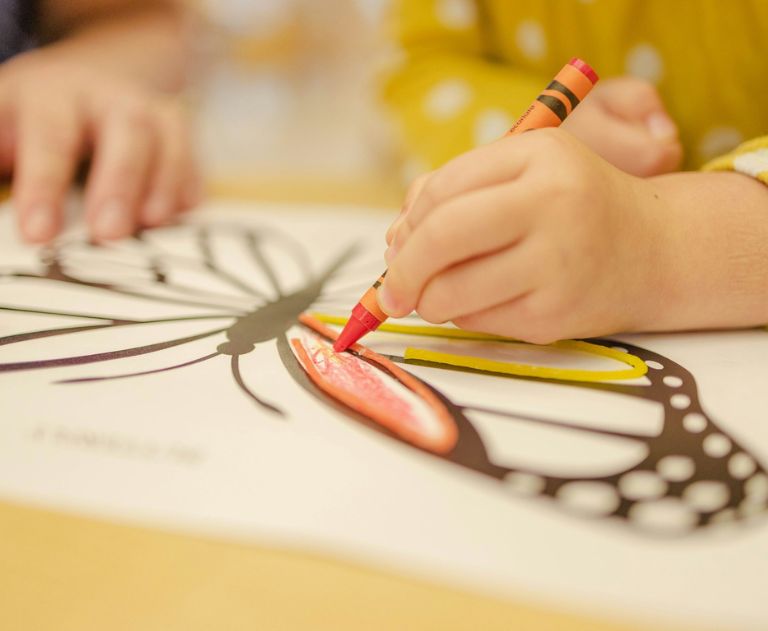 colouring book activity