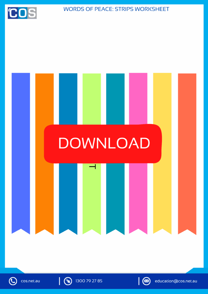 International Day of Peace for kids worksheet