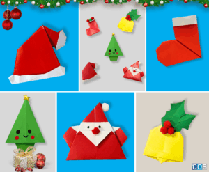 Christmas Origami Crafts for kids