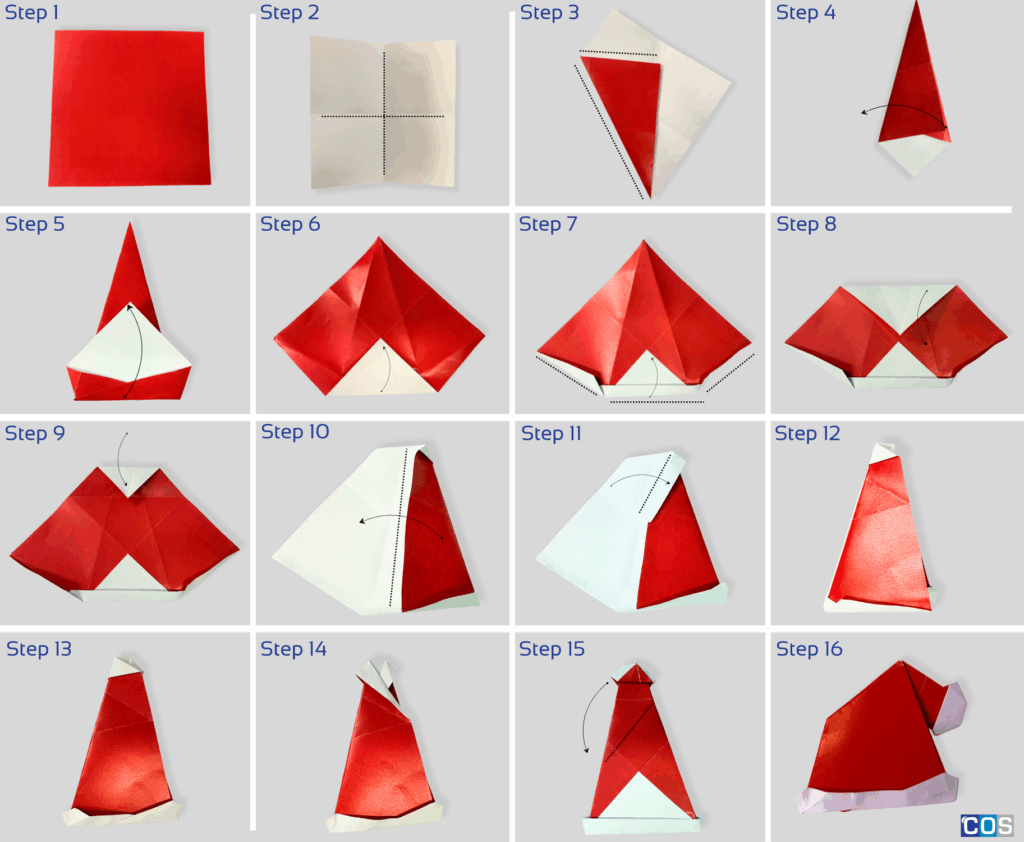DIY Origami Xmas Crafts