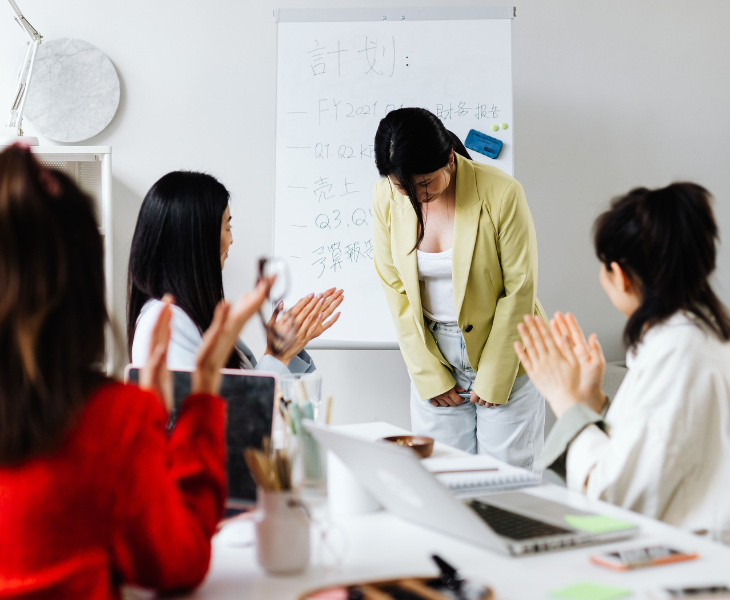 Being consistent with having simple praises at every team meeting is enough.