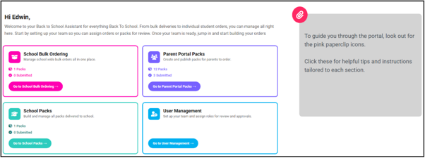 BTS Parent Portal Packs